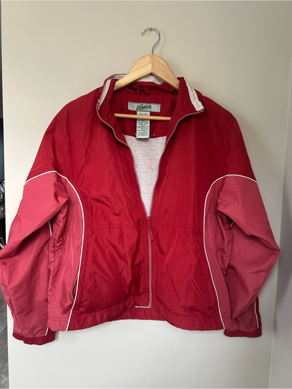 Vintage Lightweight Windbreaker Jacket - Casual Zip Front